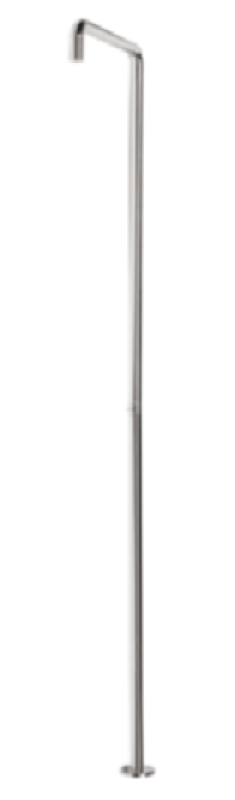 Waterevolution Flow douchestang met mengkraan lichtgoud T146WGE