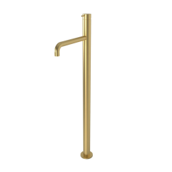 Waterevolution Flow vrijstaande badkraan light gold T134WGE