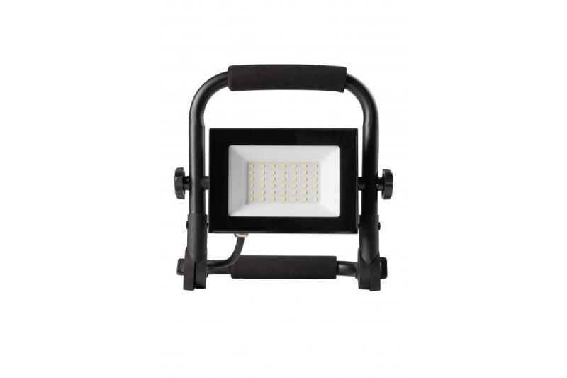 NELI Kannettava Valonheitin, LED, 30W, 2700lm, 6400K, AC220-240V, IP65, 1.5m kaapeli