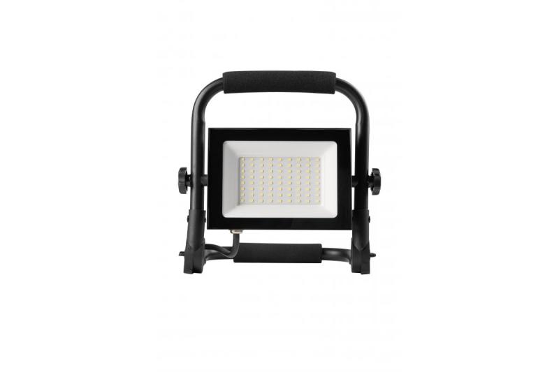 NELI Kannettava Valonheitin, LED, 50W, 4500lm, 6400K, AC220-240V, IP65, 1,5m kaapeli