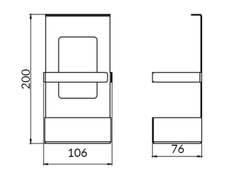 Epka Luxion Kori Keittiökiskolle Metalli Musta 1208969965