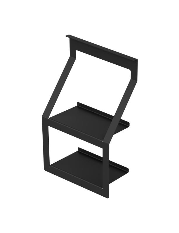 Epka Luxion Set Keittiöraiteet 80 cm Lisävarusteilla Metalli Sisältää Näkymättömän Kiinnityksen Musta 1208969982