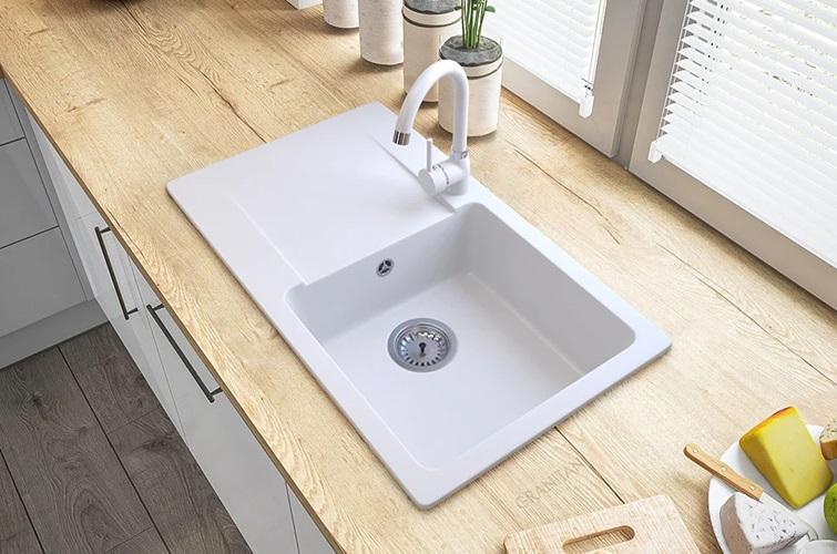 Graniteland Liri Graniittinen Valkoinen tiskiallas valutusalueella 765x448 mm 1208969990 - Productafbeelding