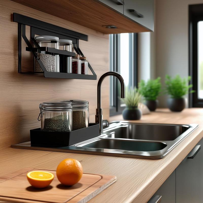 Epka Luxion Set Keittiönkiskot 60 cm Lisävarusteilla Metalli, Piilotettu Kiinnitys Musta 1208969993