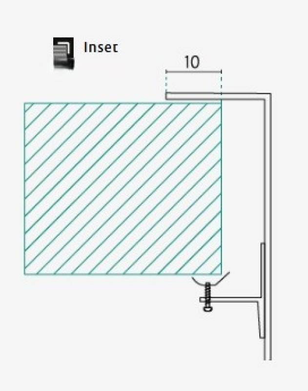 Banka IB4540 RST Allas 45 x 40 cm Päälleasennus ja tasoon upotus 1208970045