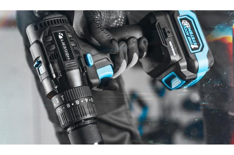 Högert Akkuporakone 18V tiilille, kivelle, puulle, metallille