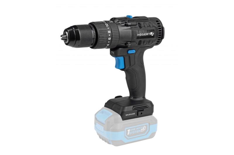 Högert 18V harjaton akkuporavasara tiilelle, kivelle, puulle, metallille ja muoville.