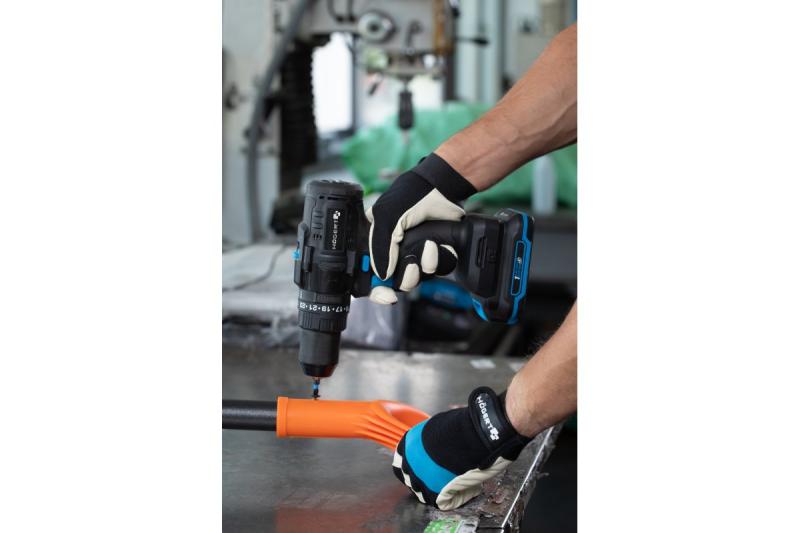Högert tehokas akkukäyttöinen iskuporakone, harjaton, 18V