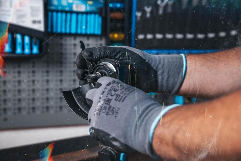 HÖGERT Langaton kulmahiomakone 125MM 18V - ilman akkua