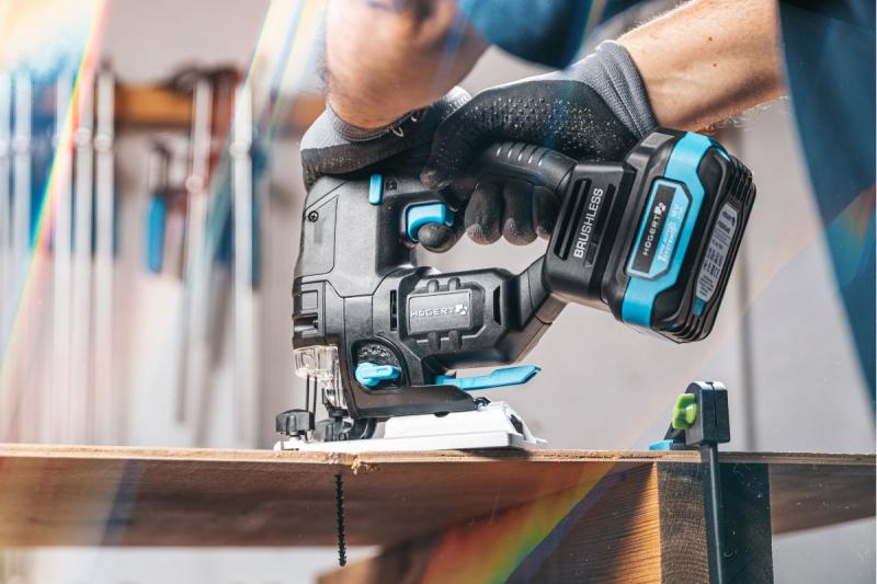 HÖGERT akkupistosaha, 18V, tärinänvaimennuskahva - ilman akkua