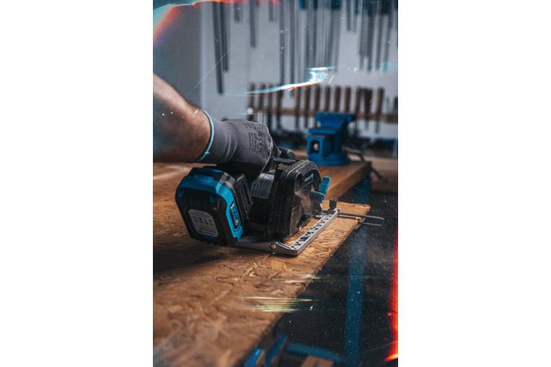 HÖGERT akkusirkelsaha, 18V, ilman akkua, pölynimuriliitäntä