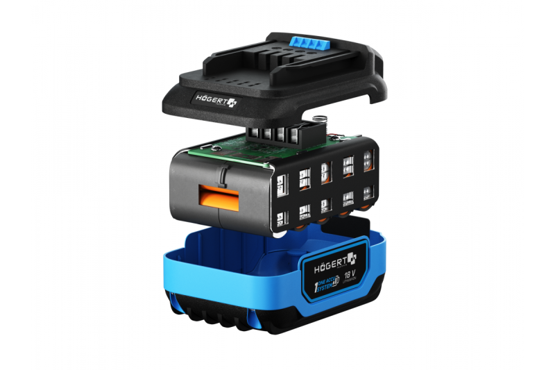 HÖGERT ladattava akku 2 Ah 18 V