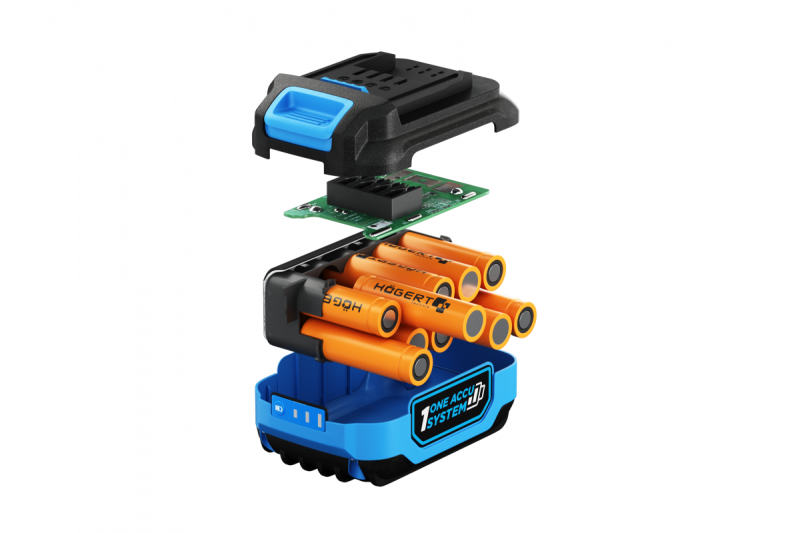 HÖGERT ladattava akku 2 Ah 18 V