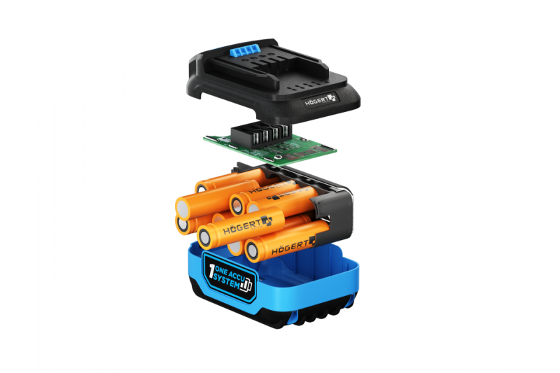 HÖGERT ladattava akku 4,0 Ah 18 V