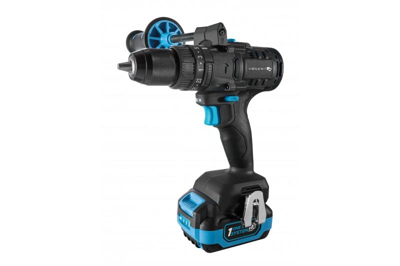 HÖGERT akkuiskuväänninsetti 200 Nm 18V harjattomalla moottorilla.