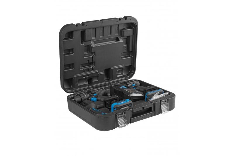 HÖGERT akkuiskuväänninsetti 200 Nm 18V harjattomalla moottorilla.