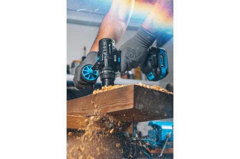 HÖGERT akkuiskuväänninsetti 200 Nm 18V harjattomalla moottorilla.