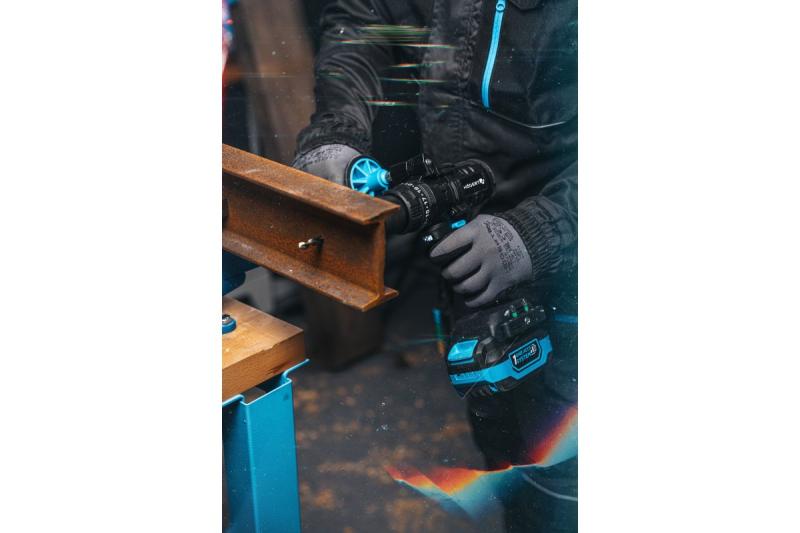 HÖGERT akkuiskuväänninsetti 200 Nm 18V harjattomalla moottorilla.