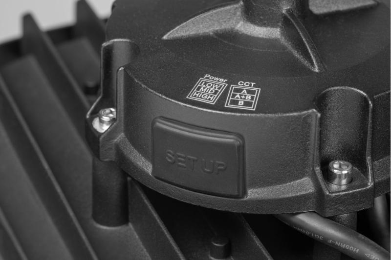 ATLANTA highbay-valaisin, LED, 200W-170W-140W, 150lm/W, CCT, AC100-240V, IP65