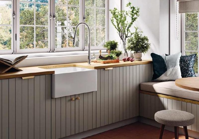 Ausmann Ceramic Haven Keraaminen Valkoinen Pesuallas - Päällinen, Alapuolinen ja Välikiinnitys 595 x 455 mm 1208970513