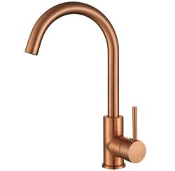 Ausmann Arvia koperen keukenkraan PVD Copper met draaibare uitloop 1208970639 vertaald naar het Fins is: Ausmann Arvia kuparinen keittiöhana PVD Copper kääntyvällä juoksuputkella 1208970639.