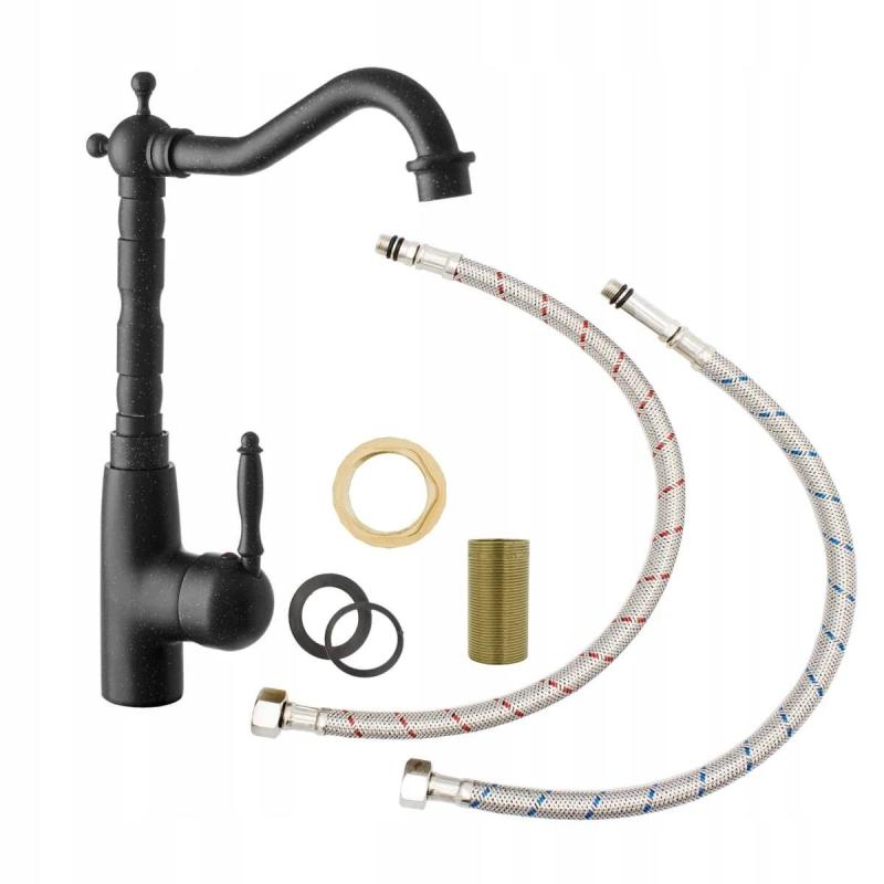 Graniteland Verve Keittiöhana Graniittikivi ulkonäkö kääntyvällä juoksuputkella 1208970701