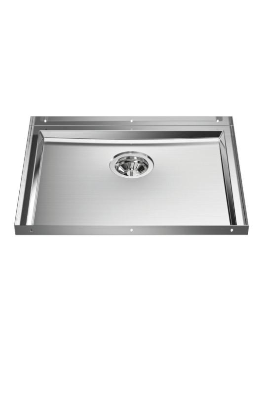 Foster Phantom Base RVS Aluslevy Worktop Allas 50x40cm Upotettavaksi Keraamiseen, Luonnonkiveen ja Kiinteäpintaiseen Materiaaliin, Paksuus 20mm 1208970717