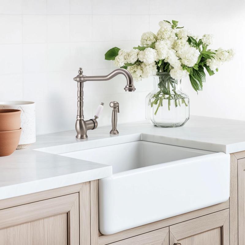 Ausmann Ceramic Mira Keraaminen Valkoinen Allas - Alapuolinen ja Puoliksi upotettava 590 x 458 mm ruostumattomasta teräksestä valmistetulla tulppalla 1208970733