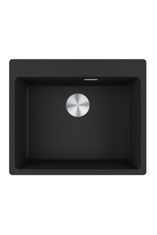 Franke Maris MRG 610-50 TL Fragranite Matt Musta Uppoasennettava Allas Hanareiällä 114.0668.630