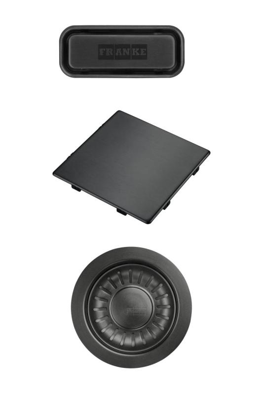 Franke Kubus 2.0 värisetti Viemärisetti Gun Metal 1208970828