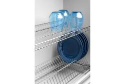 Drainer GTV BASIC 1, kaksi tasoa, kaappi 900, 16 - 18 mm levyille, 1x laatikko, kromi