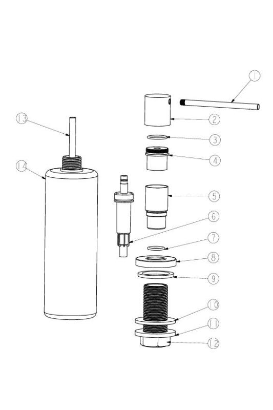 Ausmann Lirio Upotettava Saippua-annostelija Kupari, täytettävissä ylhäältä 1208971200