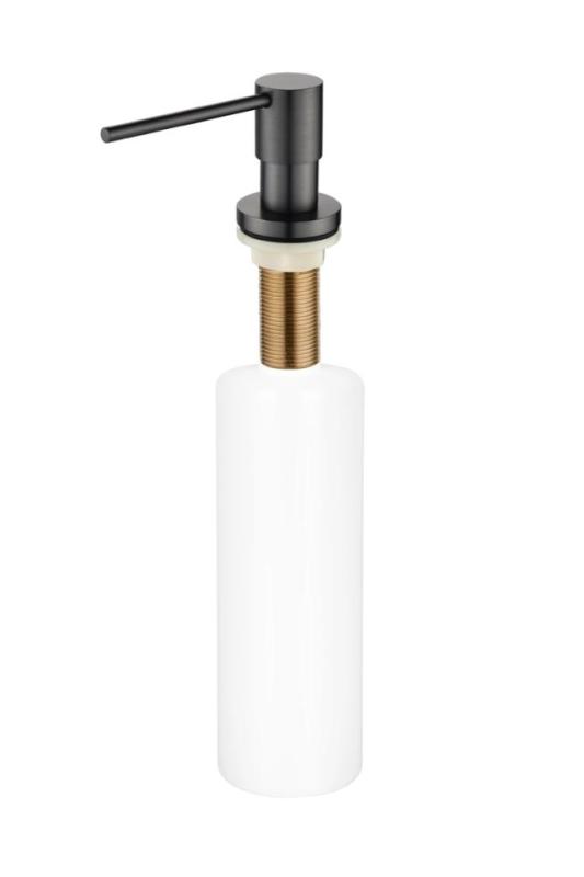 Ausmann Lirio Upotettava Saippua-annostelija Gun metal, täytettävissä yläkautta 1208971201