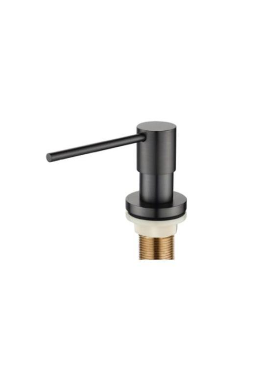 Ausmann Lirio Upotettava Saippua-annostelija Gun metal, täytettävissä yläkautta 1208971201