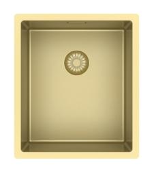 Pure.Sink Exclusivo Kultainen tiskiallas 34x40 cm 10mm säde alakaappiin, tasoon ja päälle PEX3440-60