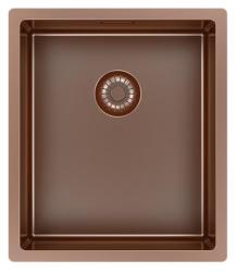 Pure.Sink Exclusivo Kuparinen tiskiallas 34x40 cm 10mm säde alapuolella, tasorakennus ja päälle rakennus PEX3440-62