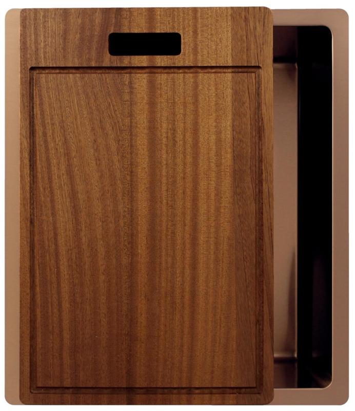 Pure.Sink Exclusivo Kuparinen tiskiallas 34x40 cm 10mm säde alapuolella, tasorakennus ja päälle rakennus PEX3440-62