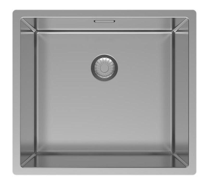 Pure.Sink Exclusivo RVS allas 45x40 cm 10mm säde alapuoli, tasorakenteinen ja päälle rakennettu PEX4540-02