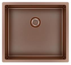 Pure.Sink Exclusivo Kuparinen pesuallas 45x40 cm 10mm säde ala-asennus, tasoon upotus ja päälle asennus PEX4540-62