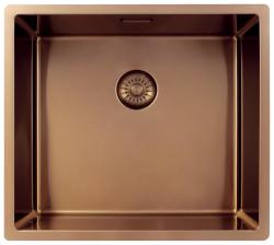 Pure.Sink Exclusivo Kuparinen pesuallas 45x40 cm 10mm säde ala-asennus, tasoon upotus ja päälle asennus PEX4540-62