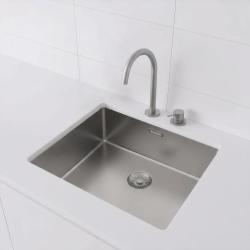 Pure.Sink Exclusivo RVS -allas 50x40 cm 10mm säde ala-asennus, tasoinstallatio ja päälle asennus PEX5040-02