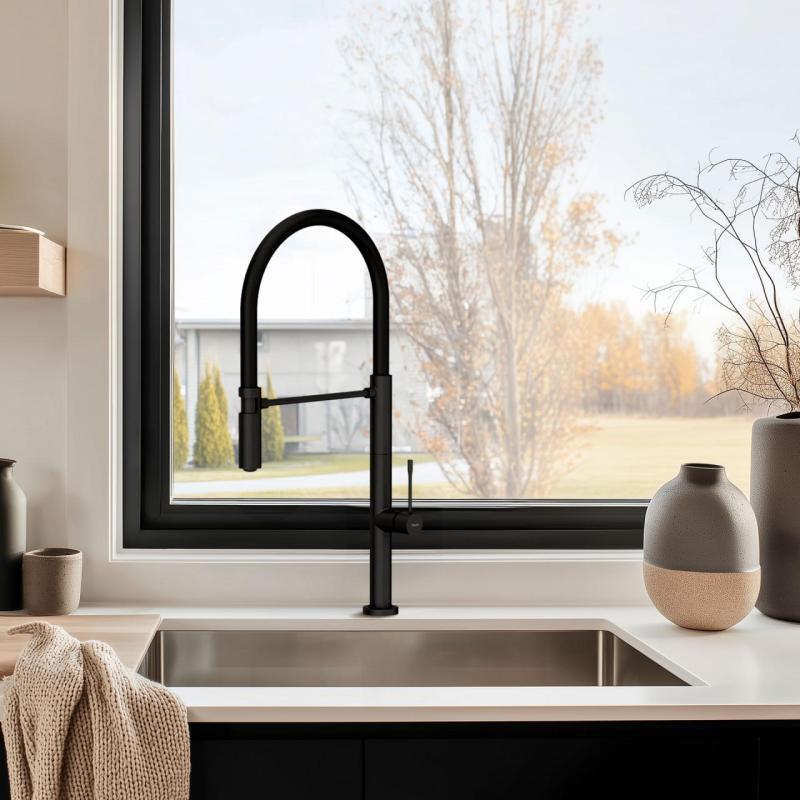 Pure.Sink Exclusivo RVS -allas 50x40 cm 10mm säde ala-asennus, tasoinstallatio ja päälle asennus PEX5040-02