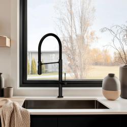 Pure.Sink Exclusivo Gun metal -allas 50x40 cm 10mm säde ala-asennus, tasotason asennus ja päälle asennus PEX5040-61