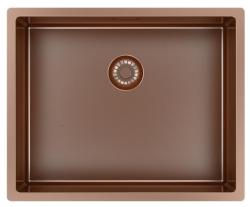 Pure.Sink Exclusivo Kuparinen tiskiallas 50x40 cm 10mm säde alapuoli, tasorakentaminen ja päälle rakentaminen PEX5040-62