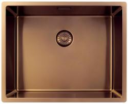 Pure.Sink Exclusivo Kuparinen tiskiallas 50x40 cm 10mm säde alapuoli, tasorakentaminen ja päälle rakentaminen PEX5040-62