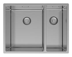 Pure.Sink Exclusivo RVS 1,5 puolikas tiskiallas 34+18 cm 10mm säde PEX341840-02