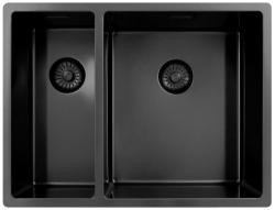 Pure.Sink Exclusivo Gun Metal 1,5 puolikas tiskiallas 18+34 cm 10mm säde PEX183440-61