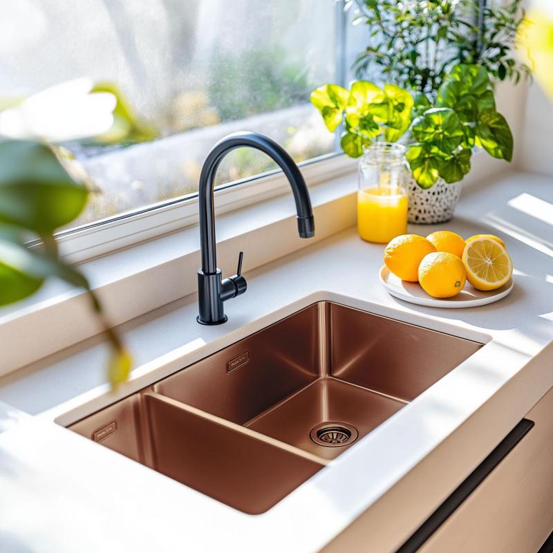 Pure.Sink Exclusivo Kuparinen 1,5 puolikas tiskiallas 18+34cm 10mm säde PEX183440-62