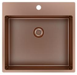 Pure.Sink Exclusivo Kuparinen tiskiallas 54x52 cm Tapwing hana-aukolla 10mm säde PEX5040T-62