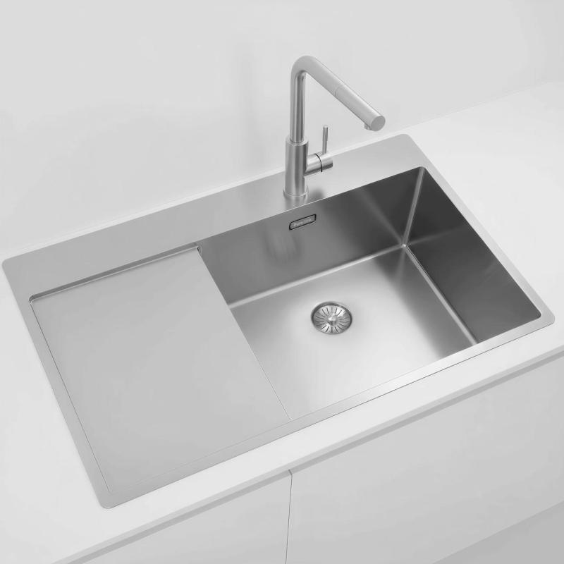 Pure.Sink Exclusivo RST tiskiallas ja kuivausalue 86x52 cm Tapwing oikealla PEX5086RT-02